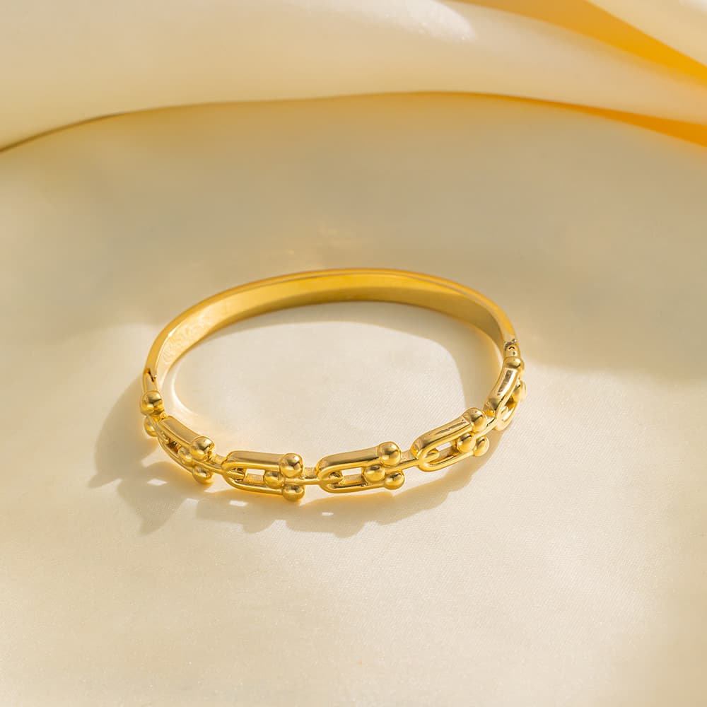 (Cross-border trading), minimalistic glossy bracelet stainless steel, simple and elegant design 2