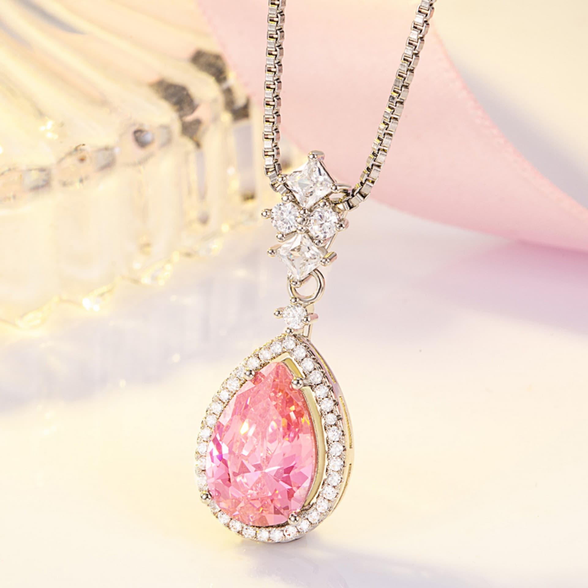 Earrings, pendant, necklace, jewelry drop-shaped 3