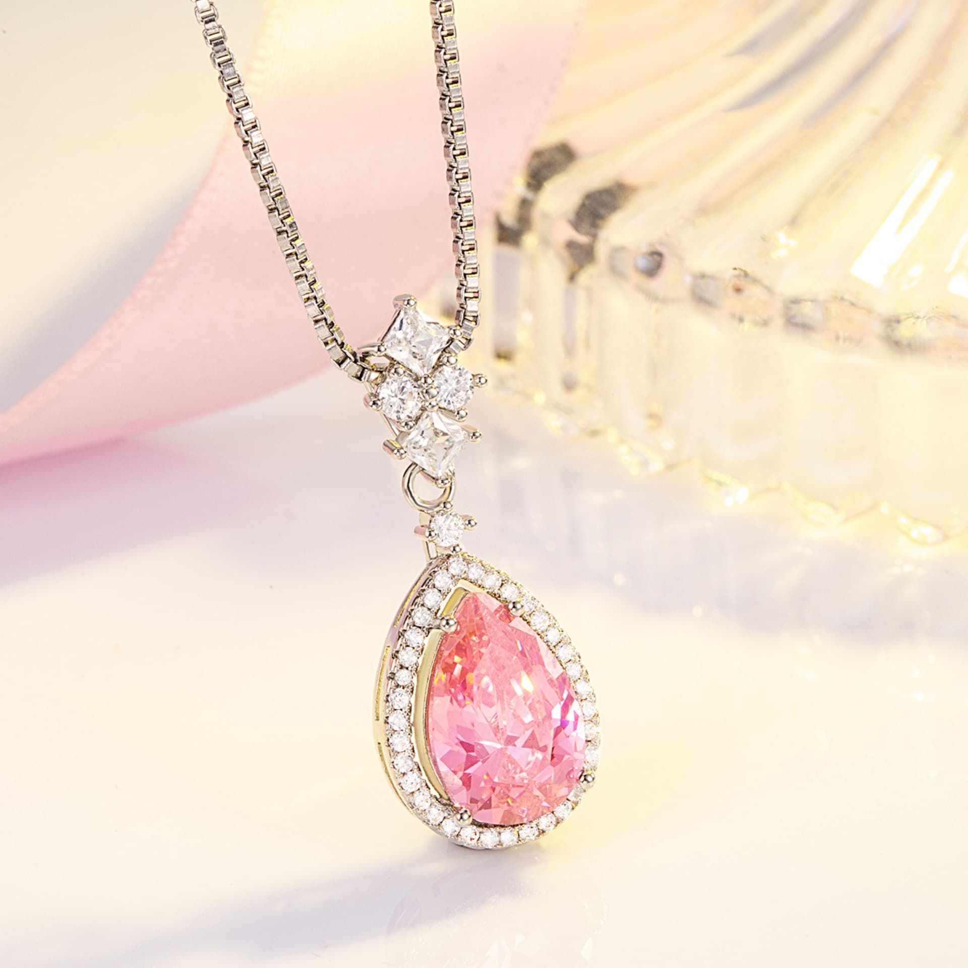 Earrings, pendant, necklace, jewelry drop-shaped 4
