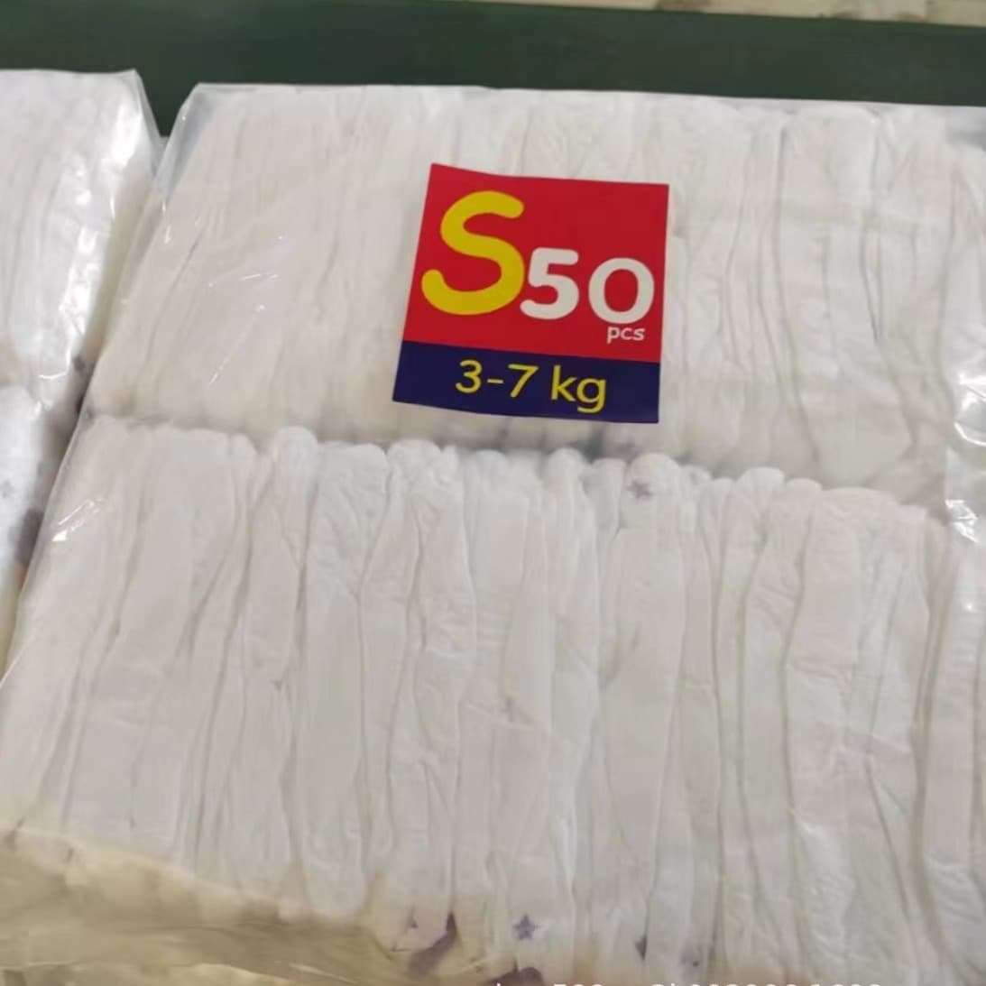 Factory wholesale breathable and dry diapers 50 pieces special price large ring waist baby diaper pull-up pants baby 2