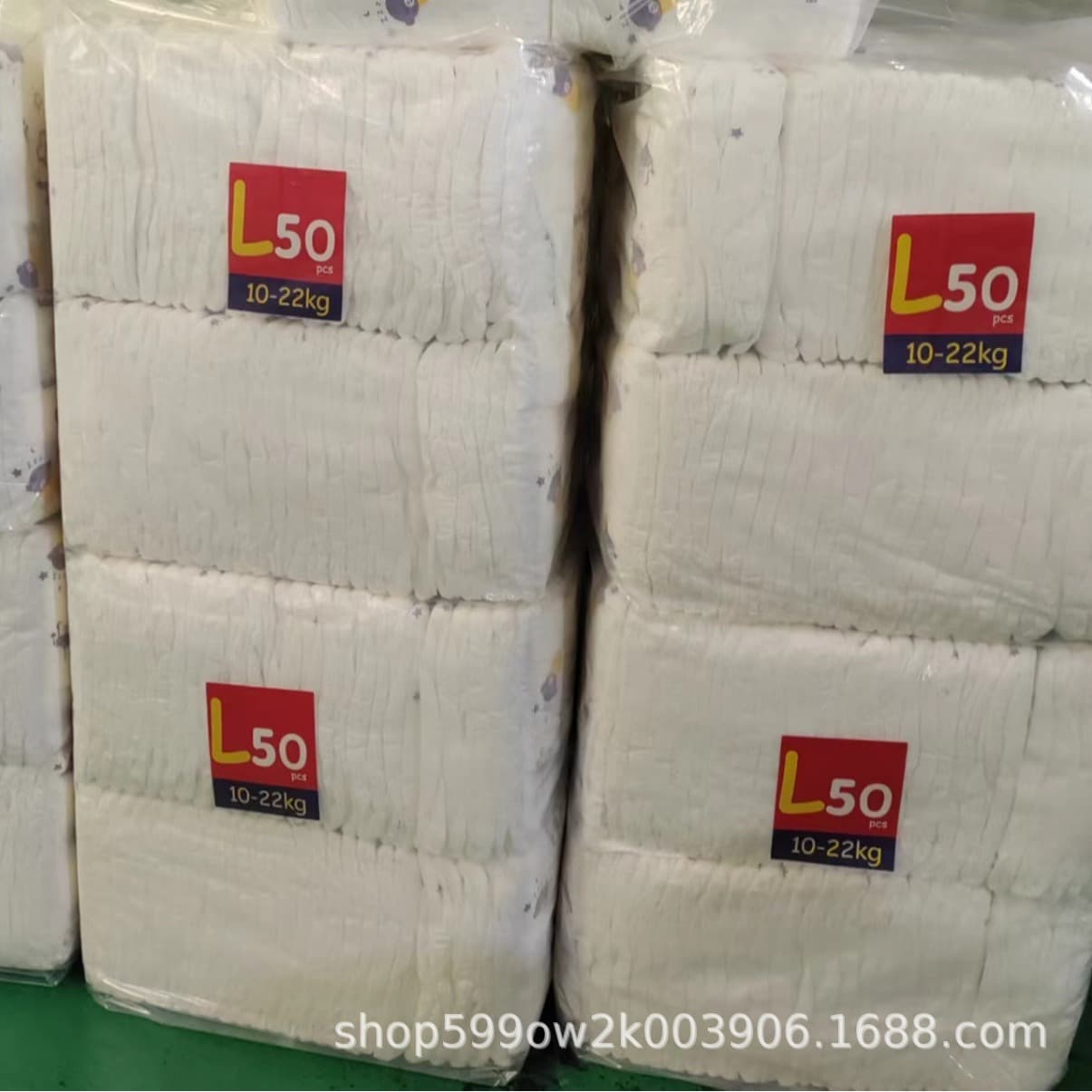 Factory wholesale breathable and dry diapers 50 pieces special price large ring waist baby diaper pull-up pants baby 4