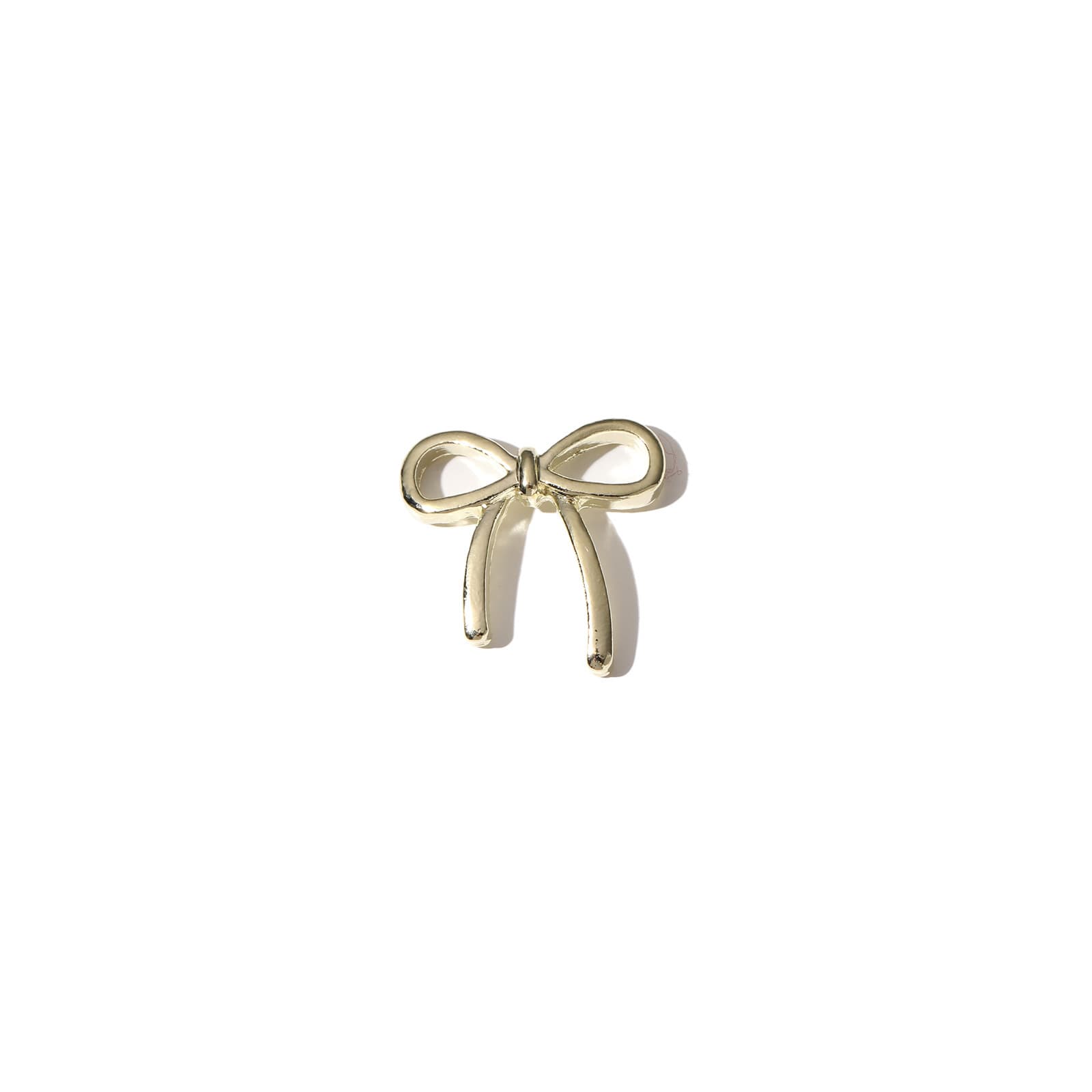 Golden nail decoration with bow, accessories, internet celebrity, new collection 5