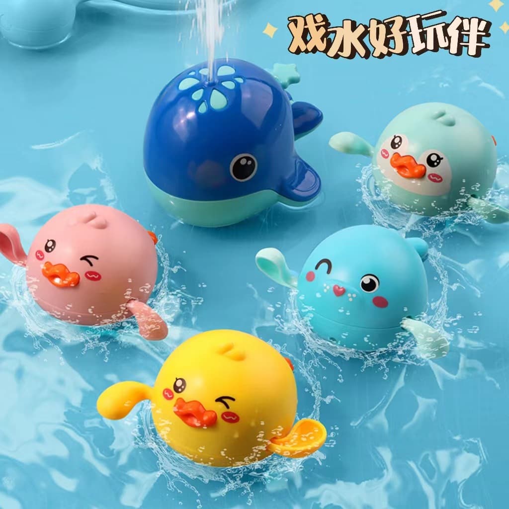 Baby hygiene product for bath, children's toy play in water for swimming for bathing for boys and girls, duck 1