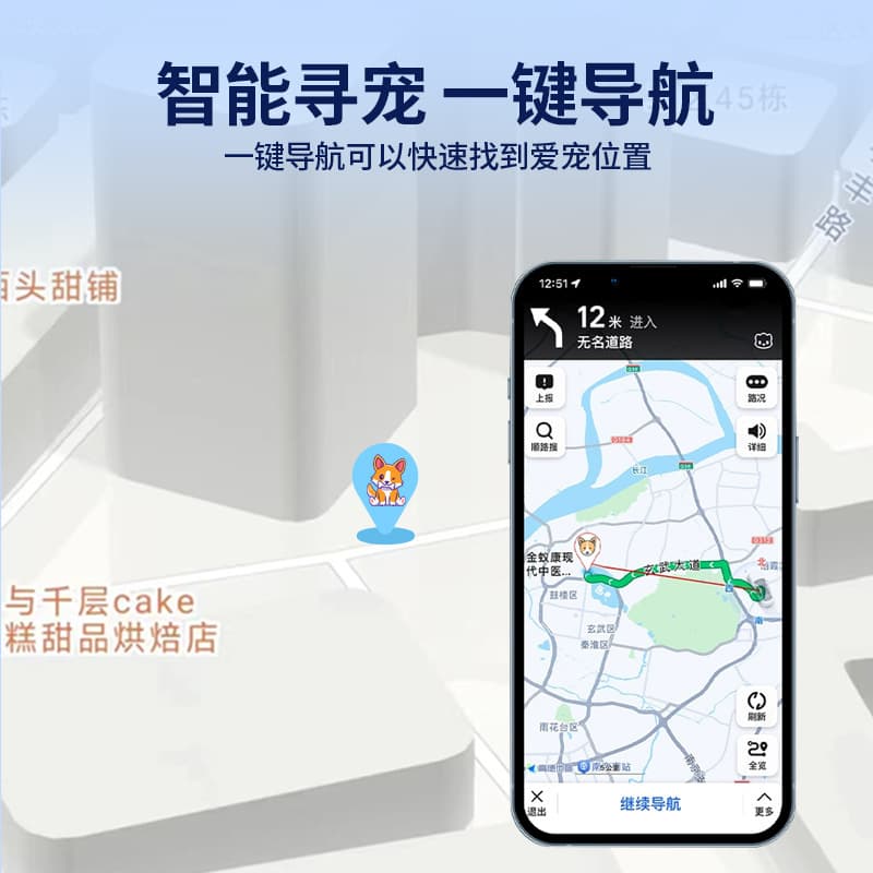 Dual system cross-border pet locator cat and dog collar gps fixed instrument android IOS anti-lost device tracker 2