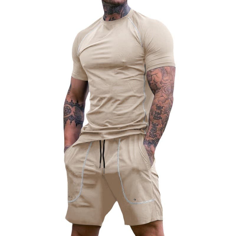 (Cross-border trading), (Wholesale), fashionable sports set for gym, European style, tight, for running 5