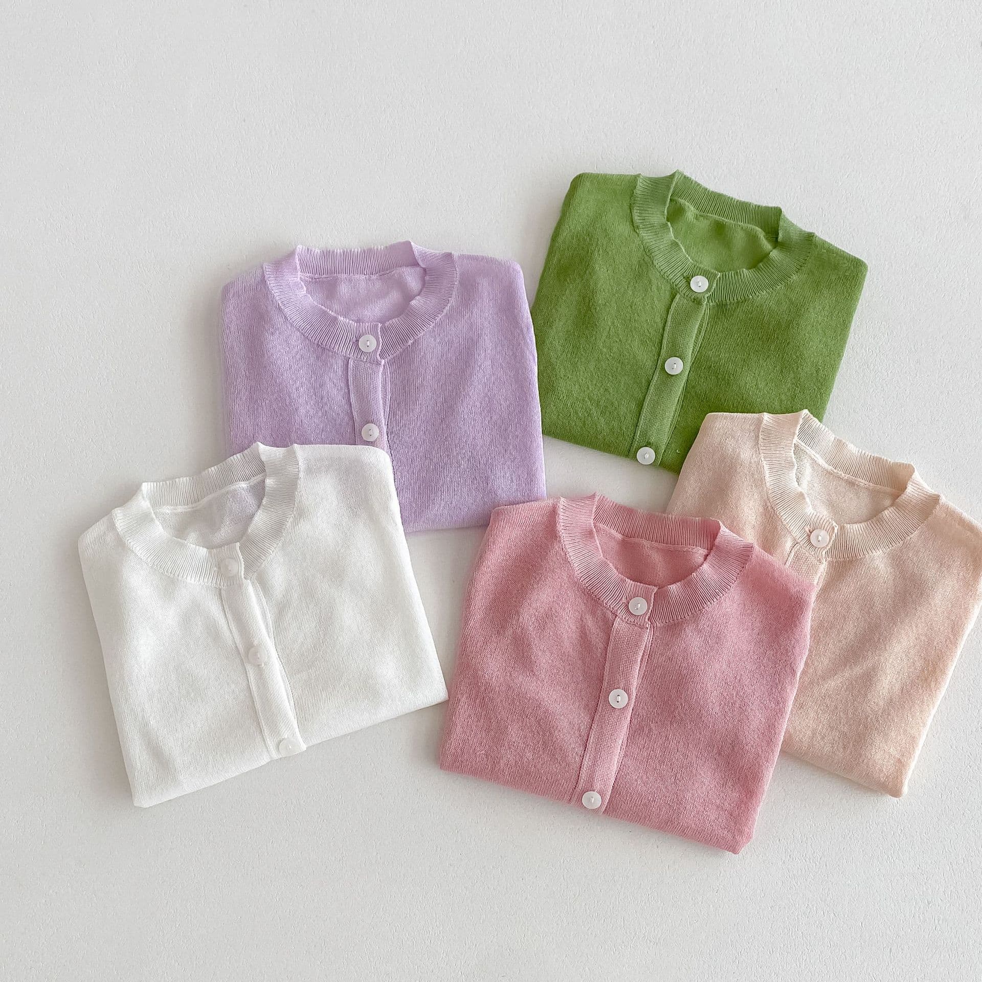 Summer cute cotton knitted sweater, long-sleeve, cardigan, princess style, sun protection 3