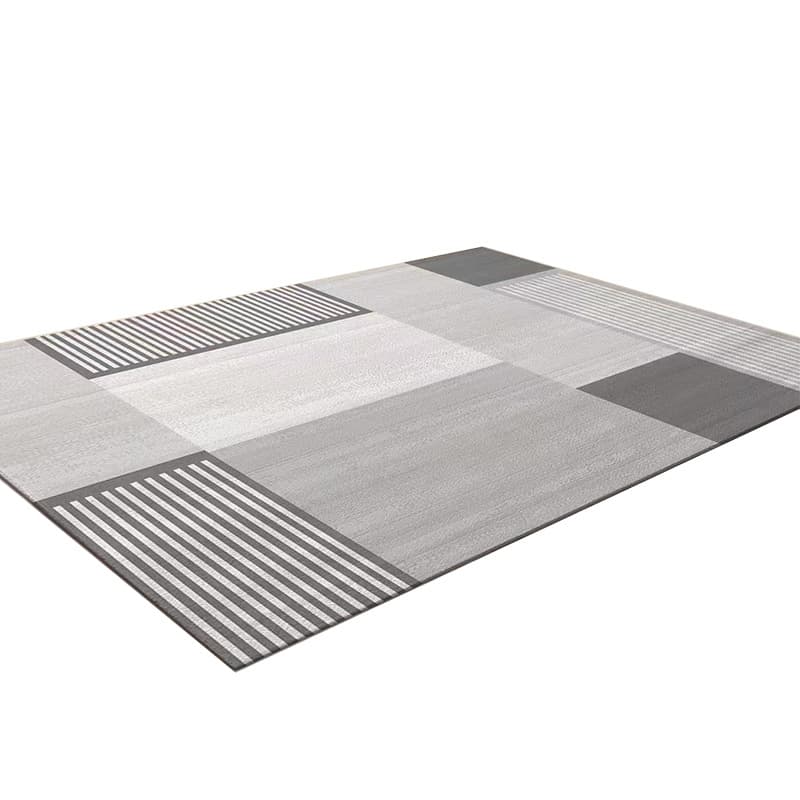Nordic abstract painting living room carpet 2024 hot selling high-end striped bedroom bedside study room full carpet home 5