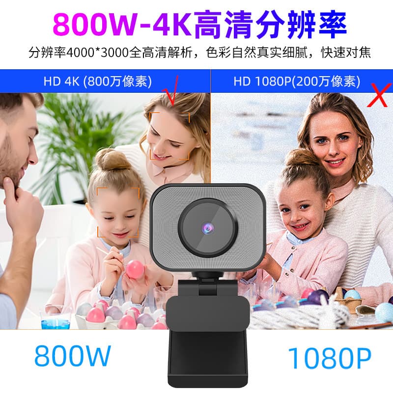 USB high-definition traditional Chinese medicine consultation instrument camera 4K video conference live broadcast autofocus with microphone 60 frames 3