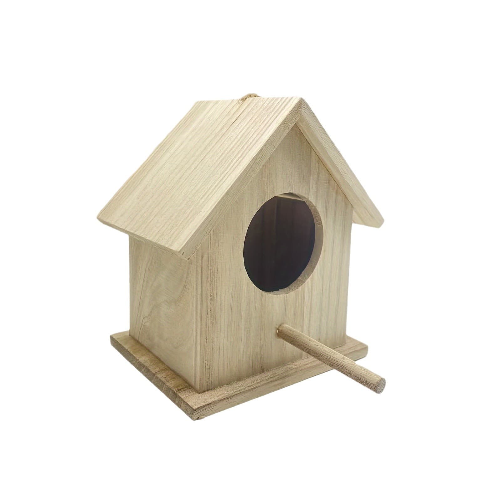 Cross-border bird house frame wooden bird nest garden hanging mini hummingbird bird nest outdoor bird house bird feeder 5