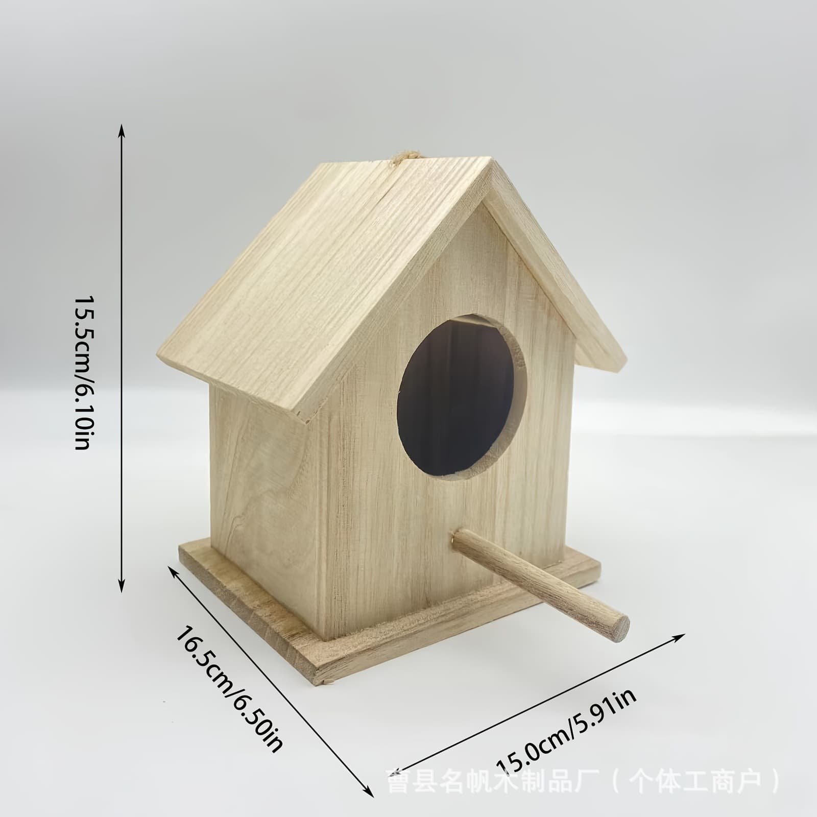 Cross-border bird house frame wooden bird nest garden hanging mini hummingbird bird nest outdoor bird house bird feeder 7