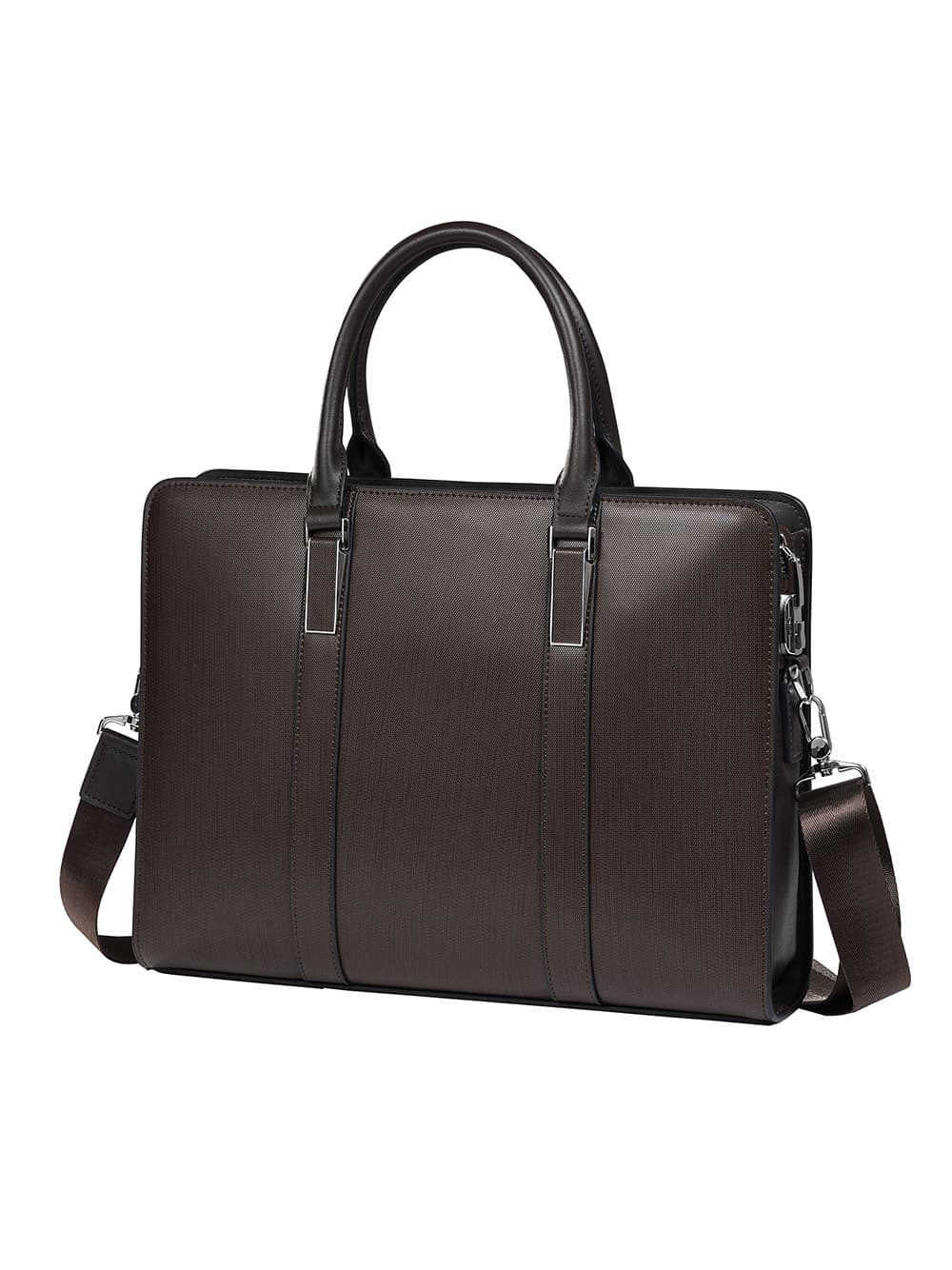 Elite leather laptop, purse, capacious bag, genuine leather, high-quality style, business version 5