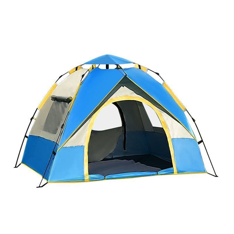 Travel handheld tent for camping, folding automatic equipment, set, fully automatic, increased thickness 4