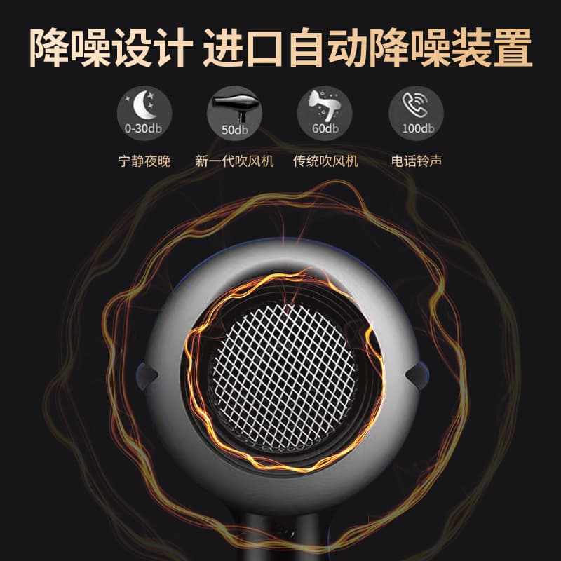 (Cross-border trading), (Wholesale), quick dry hot and cold hair dryer, high power, generating electricity 3