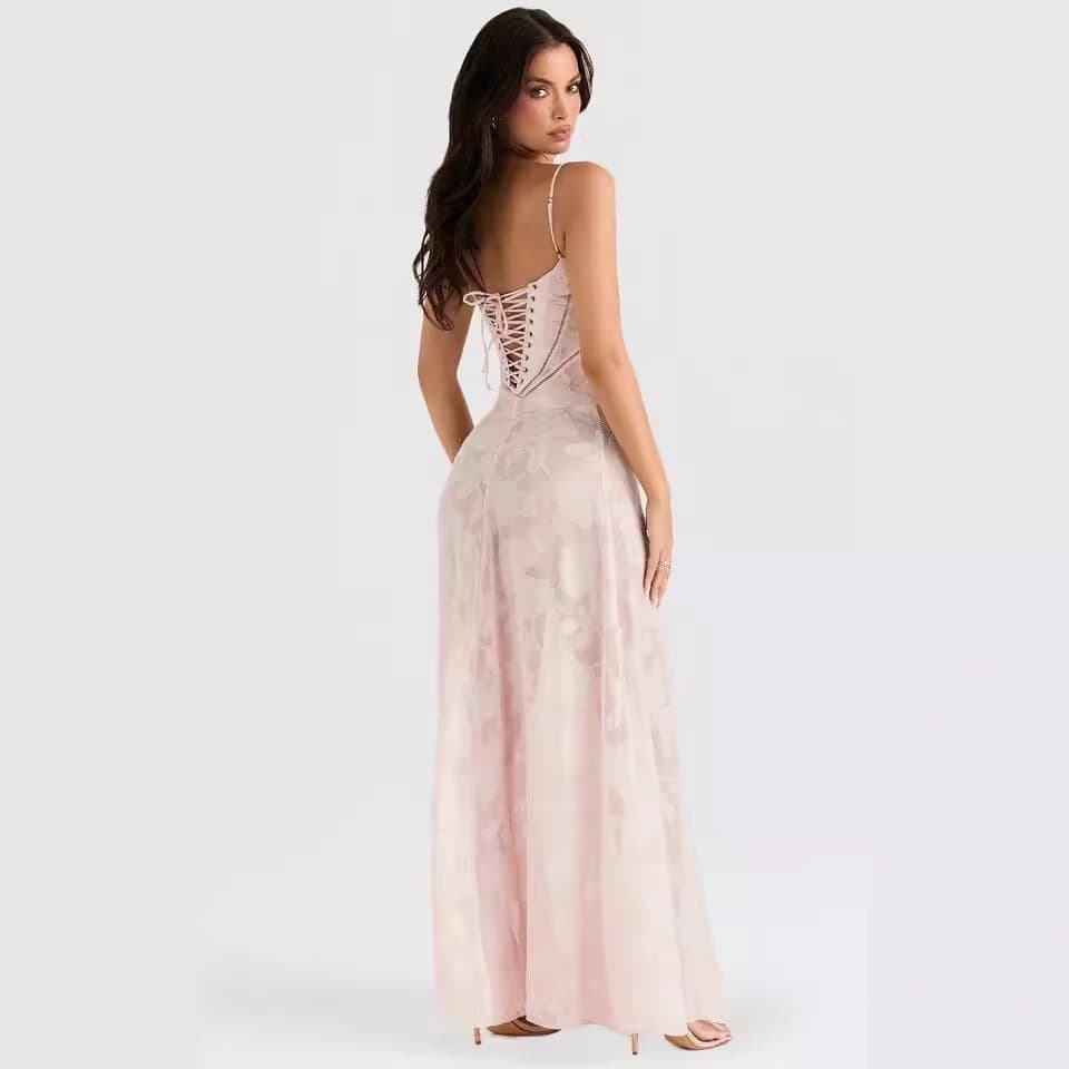 Sexy shiffon evening dress sleevless, lifting effect, backless, square neckline, graduation party 2