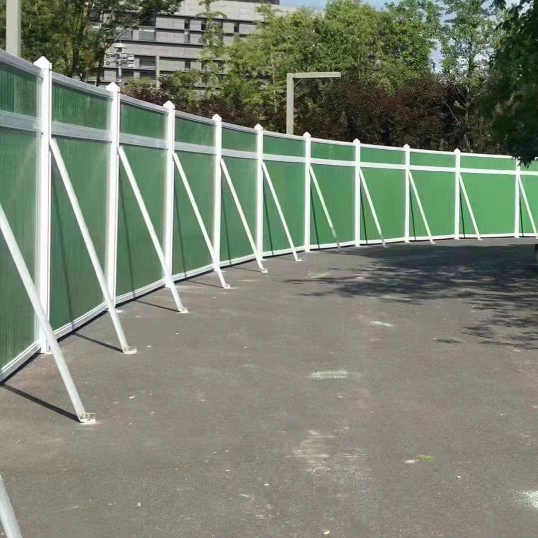 Color steel enclosure construction baffle road temporary isolation guardrail net construction site foam project foam grass enclosure baffle 4
