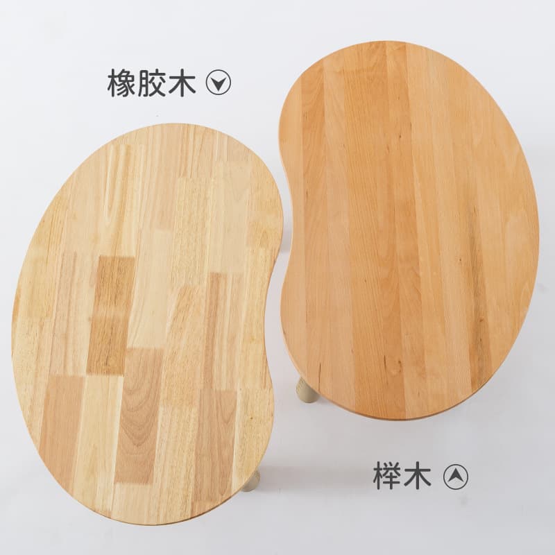 Nanyi Children's Real Wood Peanut Table high and low can adjust the baby kindergarten reading corner to learn to draw dining tables 3