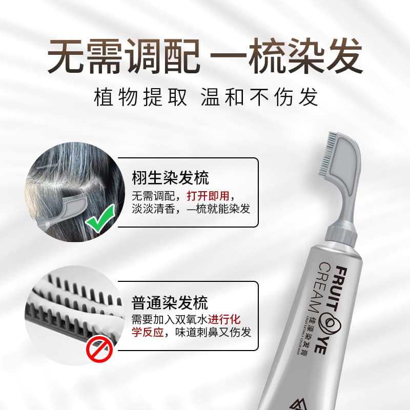 Harmless Hair Dye for Gray Hair - No Damage 2