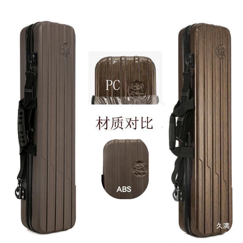 [ABS hard shell fishing tackle bag teardrop wheel rod bag] 5