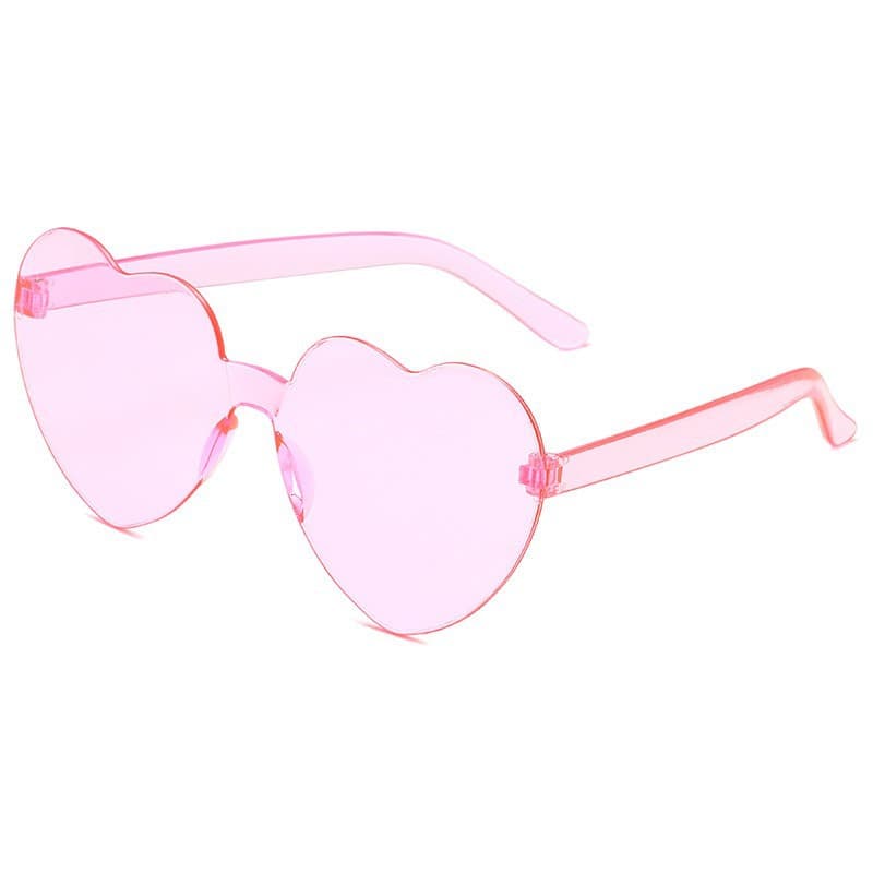 (Cross-border trading), transparent sunglasses for men and women heart-shaped heart shaped, European style 4