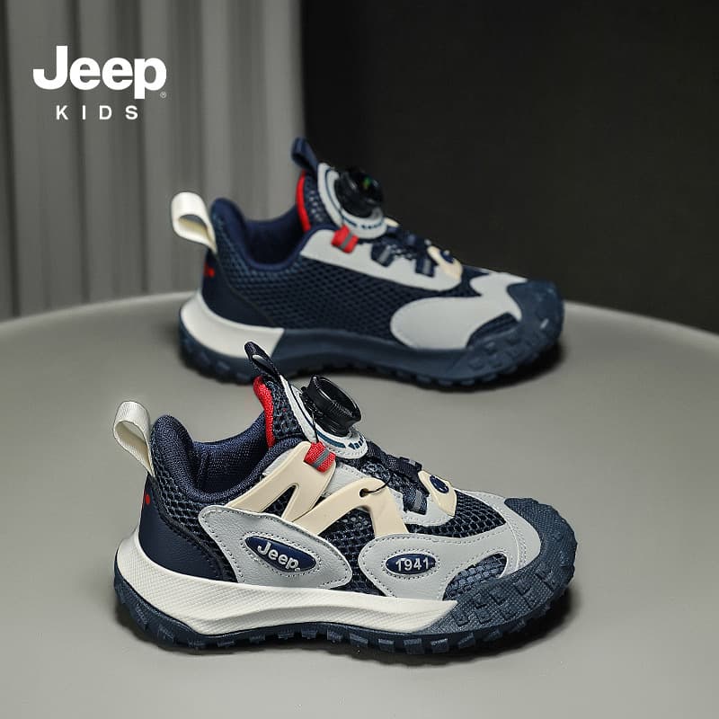 Jeep, fashionable mesh breathable lightweight sneakers for boys, Model Year 2024, soft sole 2