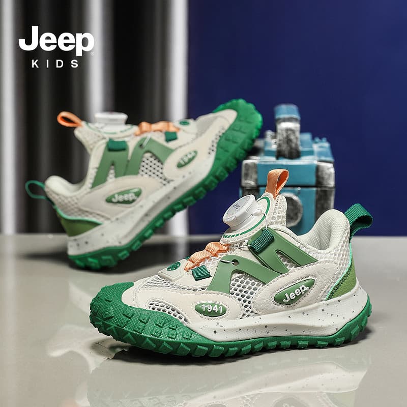 Jeep, fashionable mesh breathable lightweight sneakers for boys, Model Year 2024, soft sole 3
