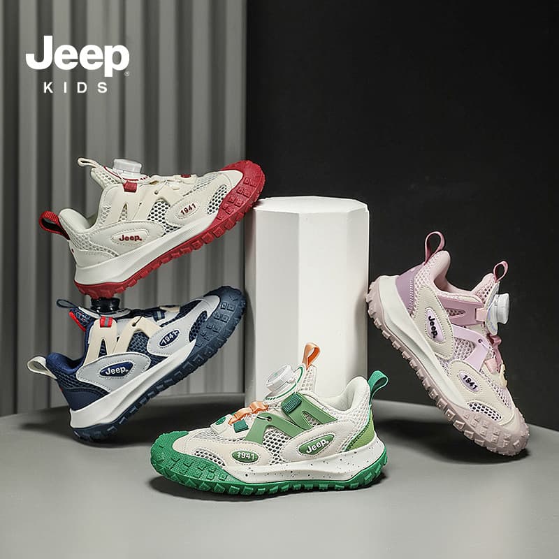 Jeep, fashionable mesh breathable lightweight sneakers for boys, Model Year 2024, soft sole 1