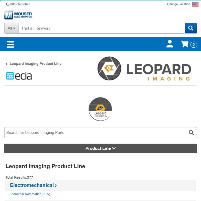 Leopard Imaging Camera Module 1