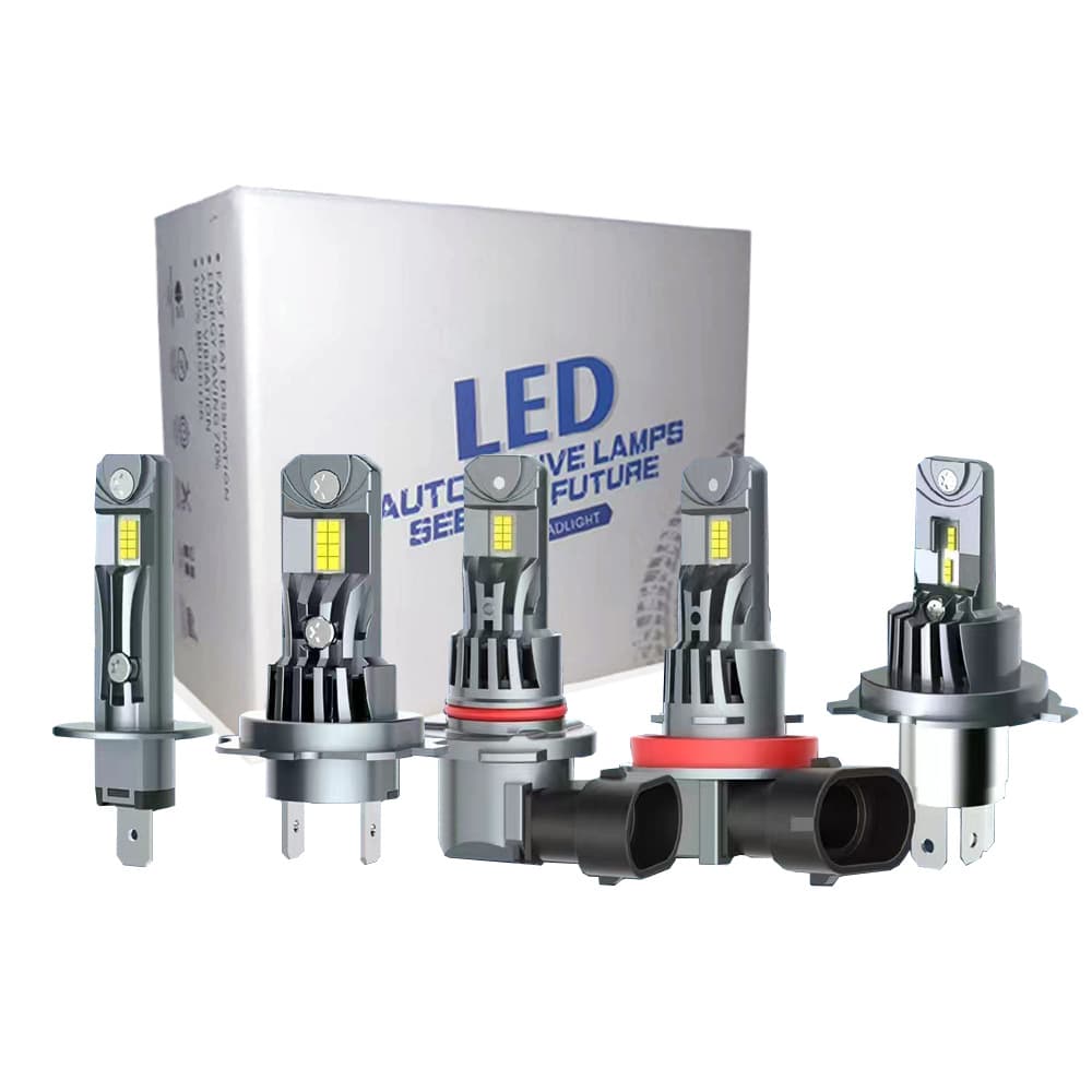 Cross -border special A51 car LED headlights directly inserted H7H4 H11 high power 1: 1 ultra -bright car light bulb 1