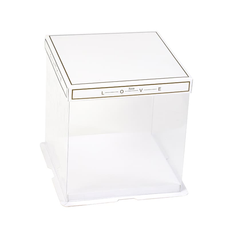 Transparent cake box packaging box Birthday cake packing box 6 6 8 8 8 8 10 12 -inch single double layer 5