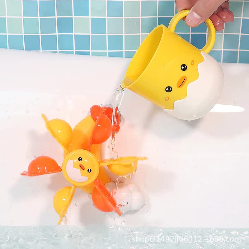 Children's windmill toy for boys and girls for bath play in water, tub, set 1