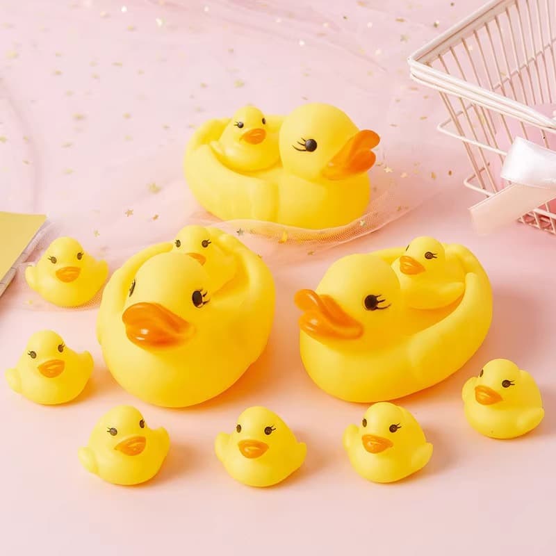 B.Duck, toy for bath, swimming pool play in water for boys and girls, anti-stress, makes sounds, internet celebrity, duck 3
