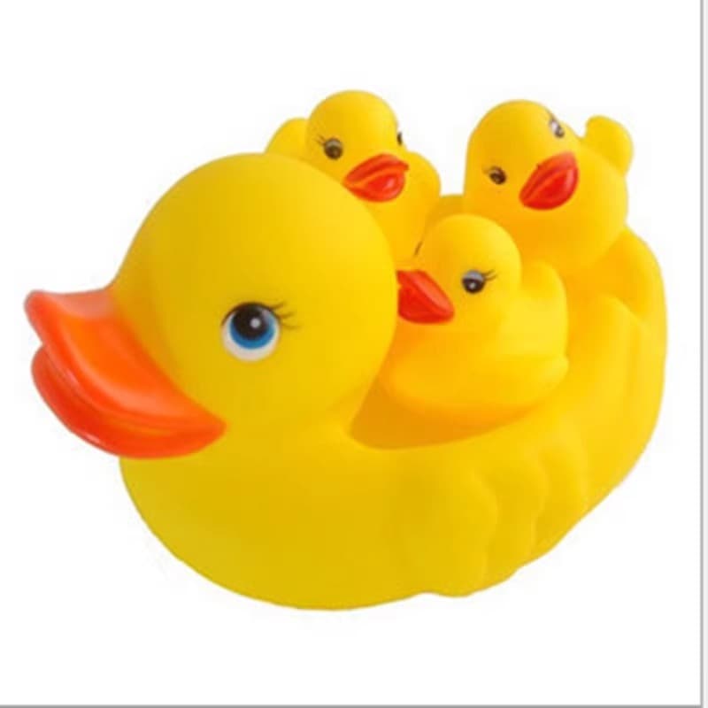 B.Duck, toy for bath, swimming pool play in water for boys and girls, anti-stress, makes sounds, internet celebrity, duck 5