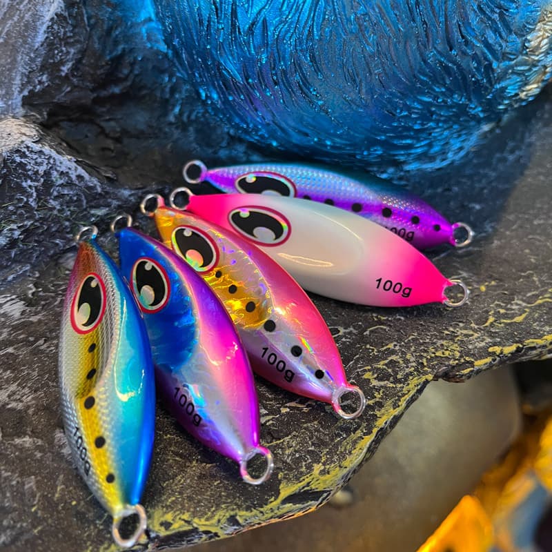 Luya iron plate bait night light road sub -bait falling iron plate bait fake bait horse bass bass bass iron plate bait 40 grams 60 grams 80 grams 1