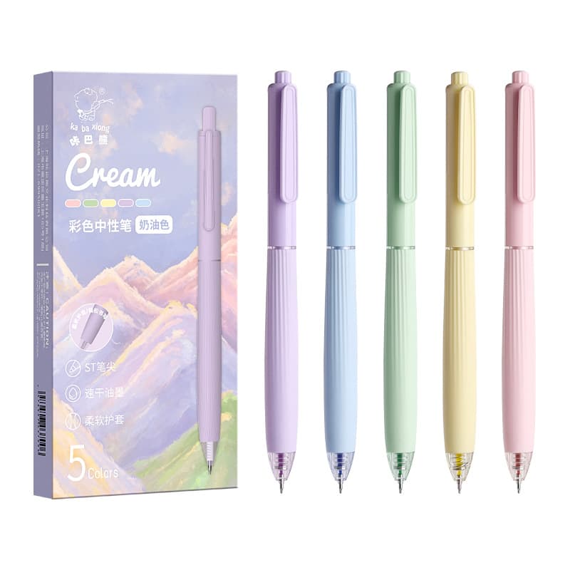 咔巴熊 Rollerball pen, crayons for students, wide color palette, scheduler 5