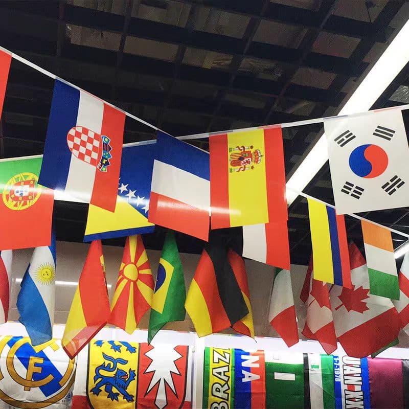 String flag -made triangle flag festival decoration flag opening celebration decoration warning flag 3