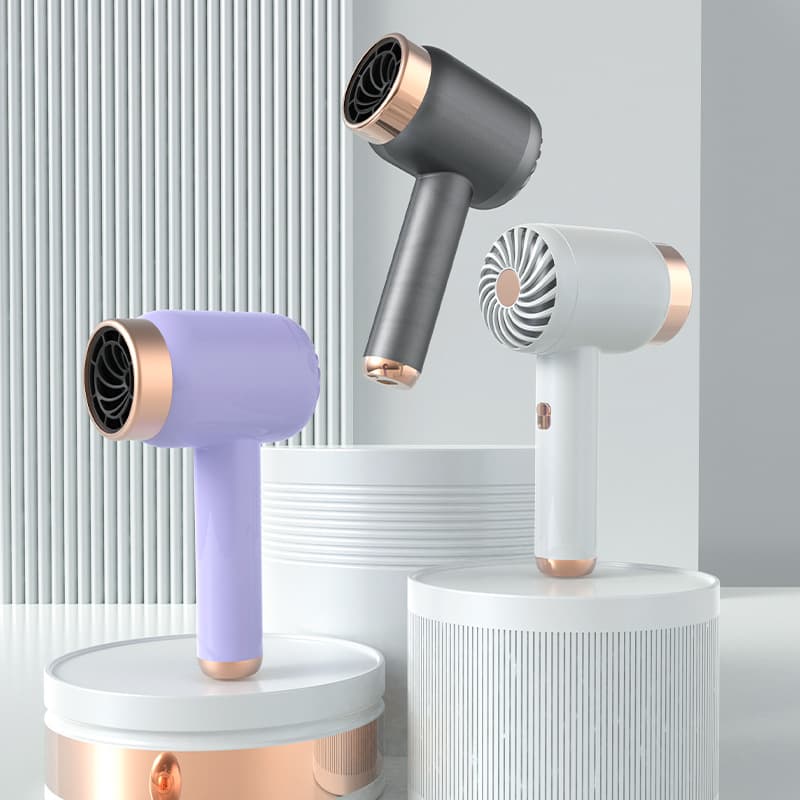 Wireless hair dryer with a hair dryer tube house portable non -plug -in dormitory for negative ion cooling hair dryer speed 4
