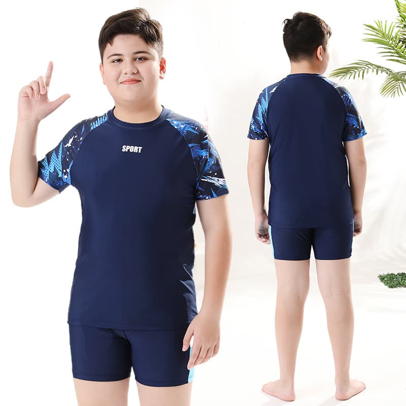 Children's Elastic Swimwear for Boys and Teenagers, Plus Size