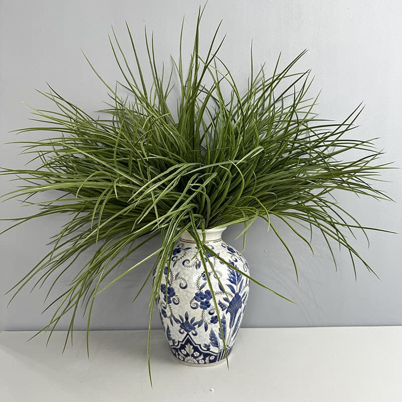 Simulatory orchid Soft Model Plant Wall Green Plant Plant Landscape Decoration Decoration of Artificial Fine Curvy Leaf Purgically Grass Simulation Grass 2