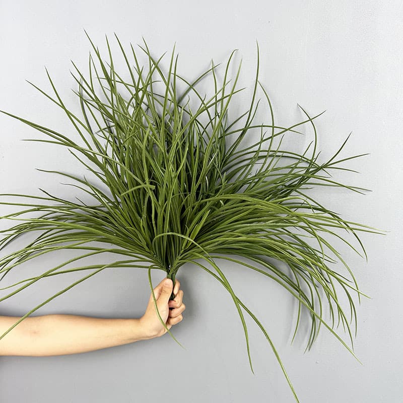 Simulatory orchid Soft Model Plant Wall Green Plant Plant Landscape Decoration Decoration of Artificial Fine Curvy Leaf Purgically Grass Simulation Grass