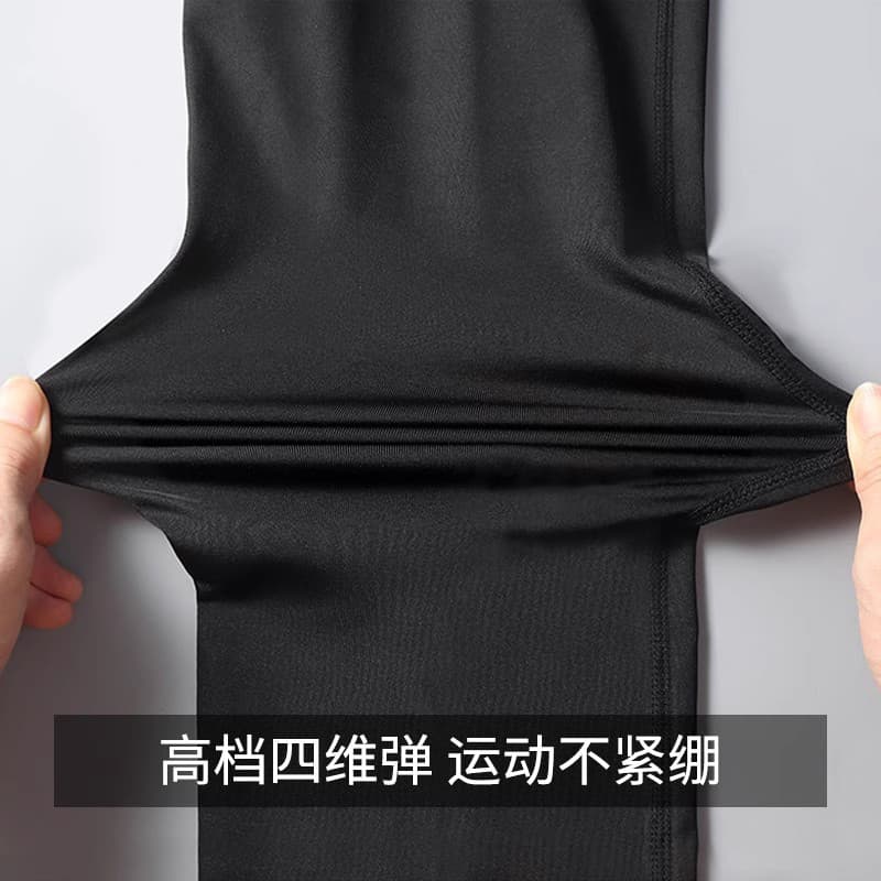 Sports warm quick dry underwear, spring leggings, trousers, basketball set for gym for training, tight, for running 3