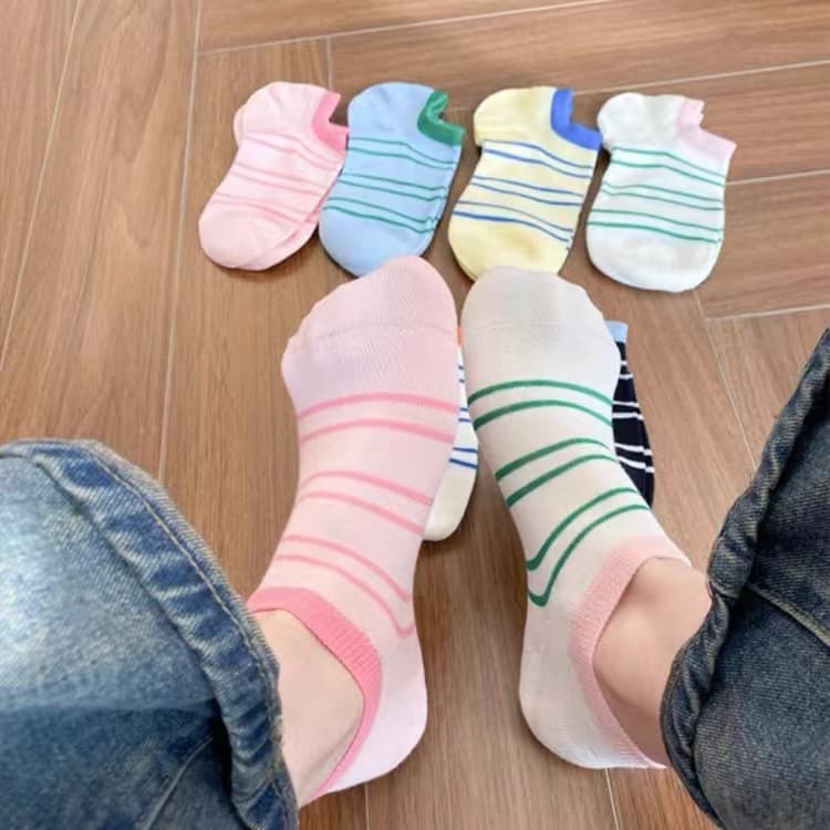 Tide, summer thin non-slip cotton socks 2