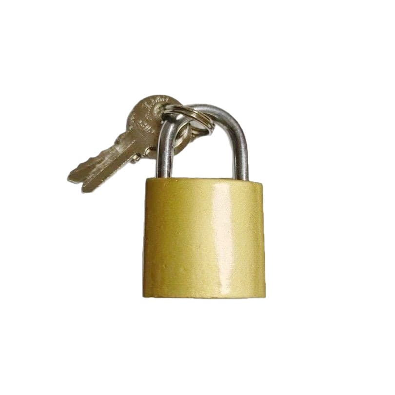 Imitation copper padlock, door lock, small lock, suitcase mailbox lock tool box lock, cross-border neutral glossy, wordless lock 5