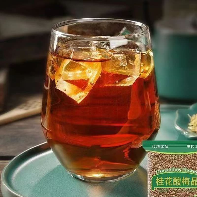 Osmanthus sour plum crystal solid beverage wholesale concentrated sour plum soup raw material package brewing drink health 4