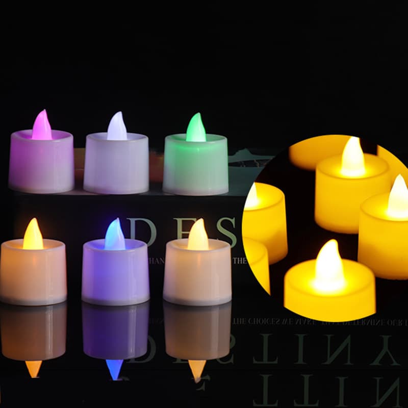Electronic candle lights led candle lights creative wedding birthday wedding candles venue layout props electronic candles 4