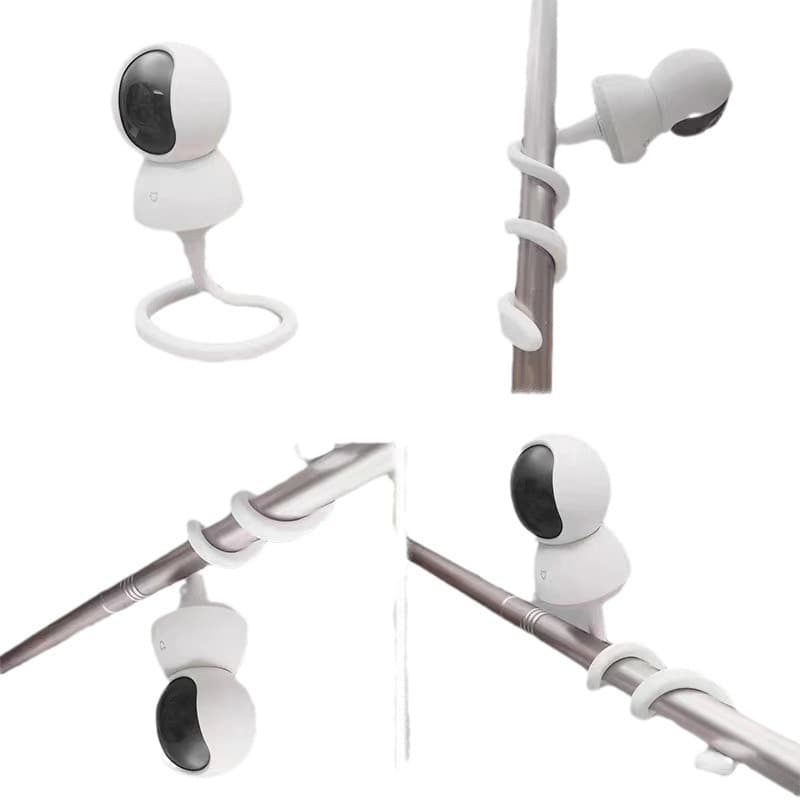 White silicone tubing, CCTV camera, ecological radio baby monitor, tripod 5