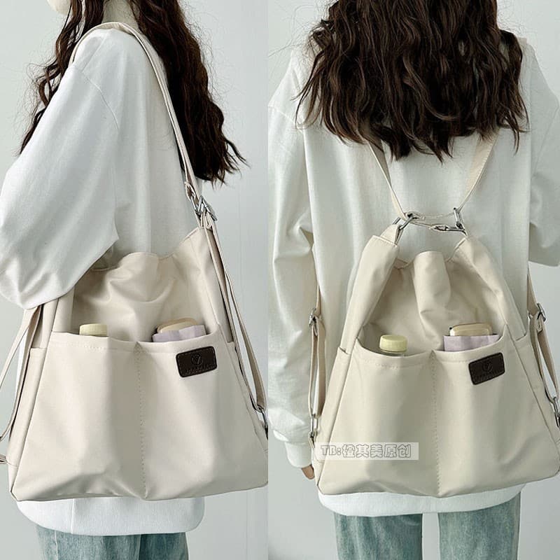 Backpack, shoulder bag, capacious one-shoulder bag, city style 1