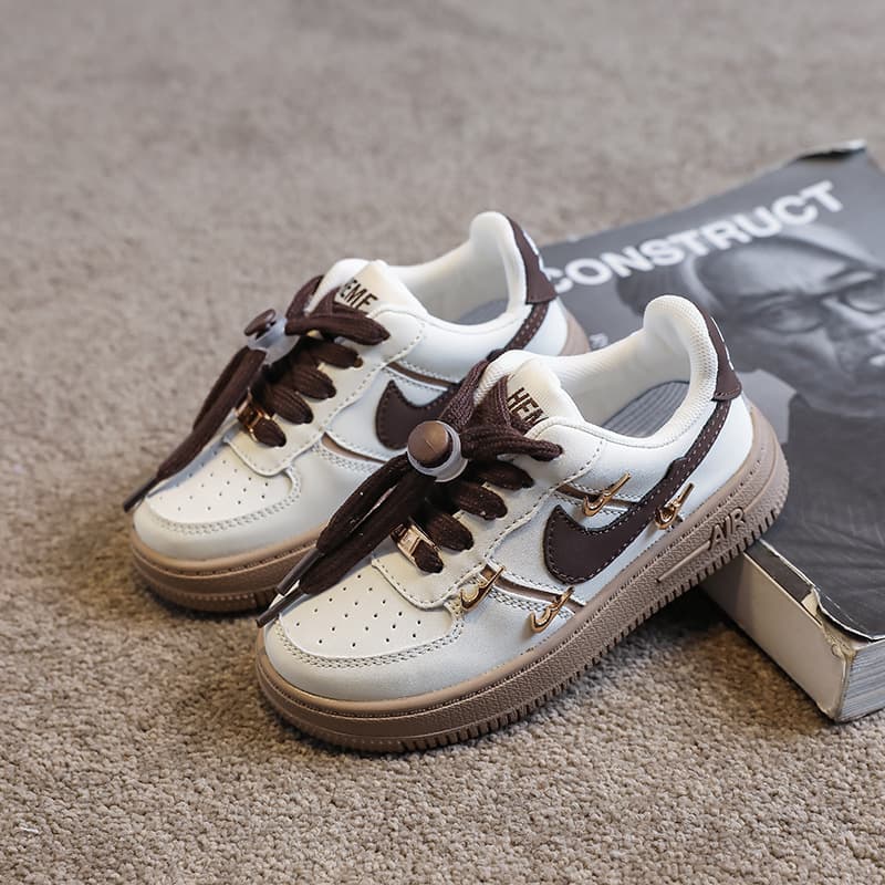 Children's low white shoes for boys, Spring/Fall 2026 model, soft sole 1