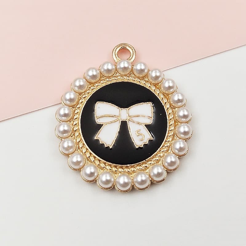 Mountain tea pearl, accessory with accessories, bag, bow tie, golden phone case, new collection, flower decoration 4