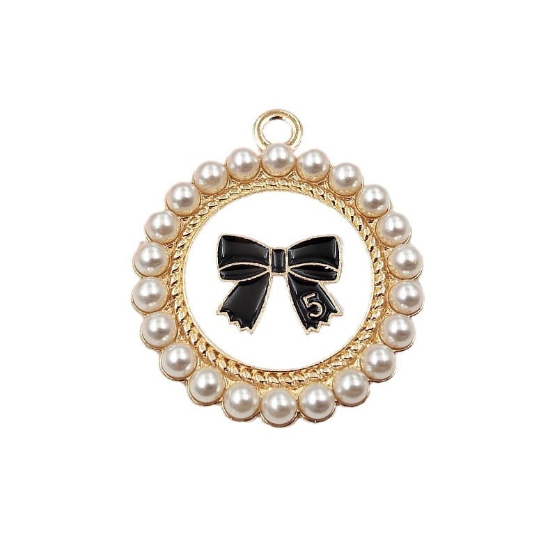 Mountain tea pearl, accessory with accessories, bag, bow tie, golden phone case, new collection, flower decoration 5