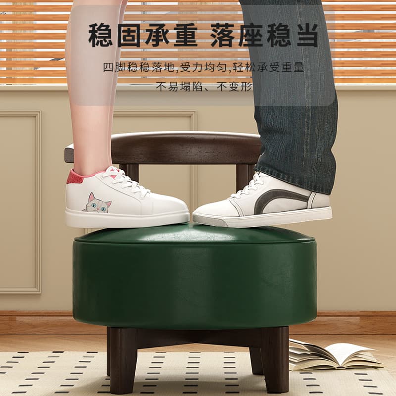 Rotating sofa from natural wood for bedroom, internet celebrity 4